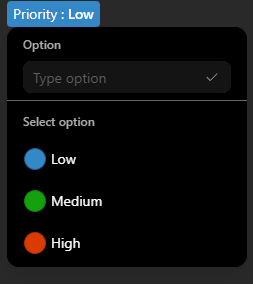 Add a new label to an existing label group in Microsoft Loop Step 2
