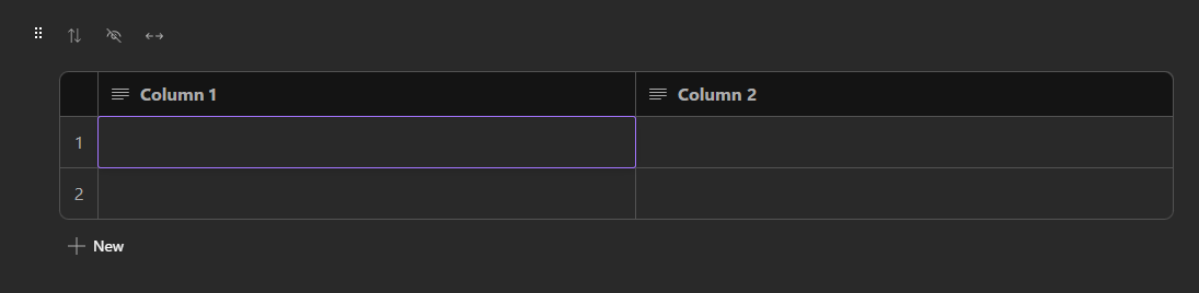 Table in Microsoft Loop